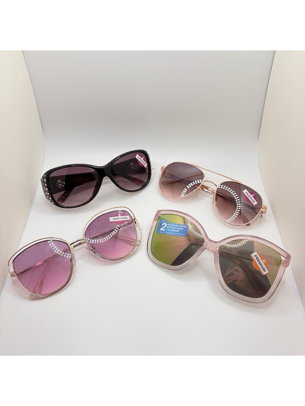 Piranha Women’s Sunglasses Reduced Glare Lens Lot of 4 Different Styles #16